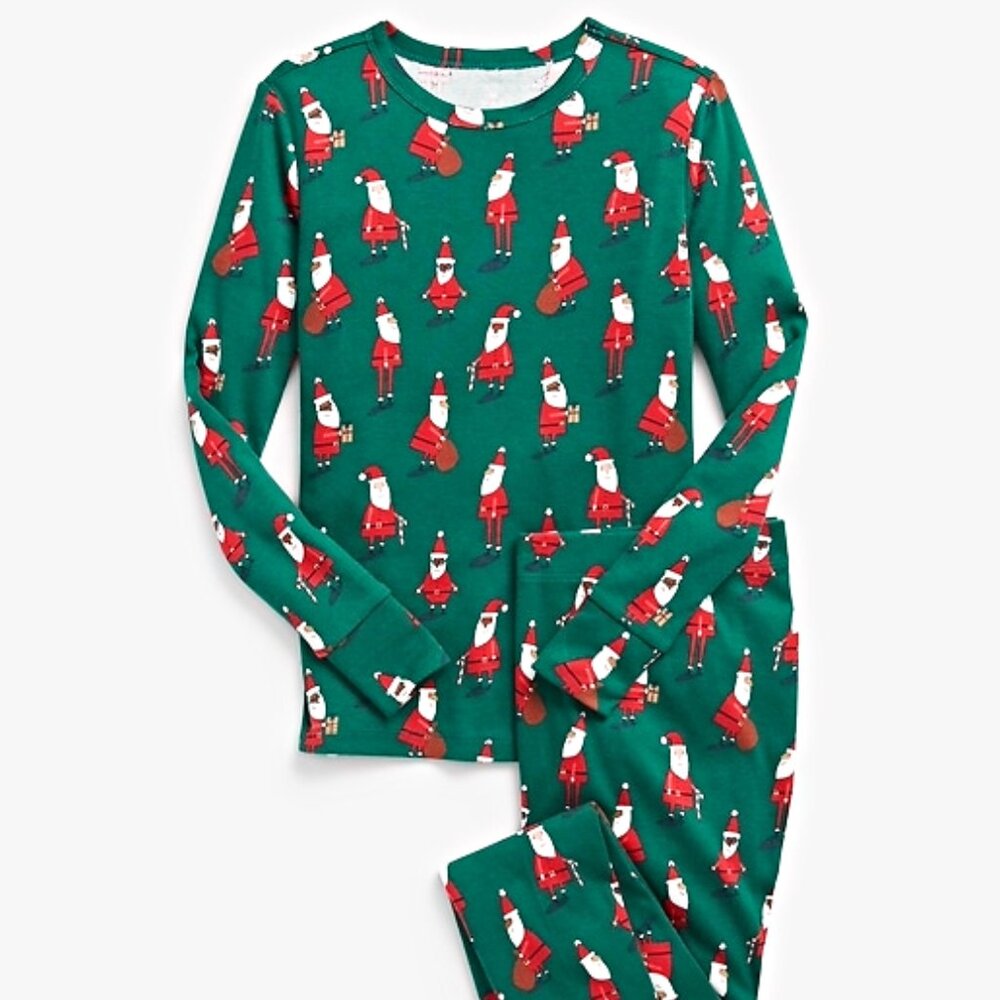 GAP Kids Santa Pattern PJ Set